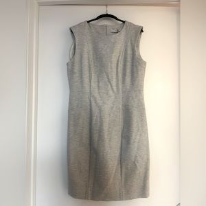 MM. LAFLEUR Giovanna 2.0 Dress- Twill Ponte :: Light Heather Gray size 14 NWT